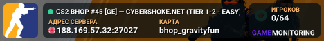 CS2 BHOP #45 [GE] — CYBERSHOKE.NET (TIER 1-2 - EASY)