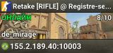 Retake [RIFLE] @ Registre-se GamersClub.com.br