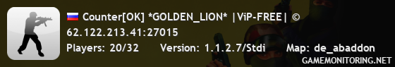 Counter[OK] *GOLDEN_LION* |ViP-FREE| ©