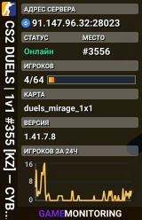 CS2 DUELS | 1v1 #355 [KZ] — CYBERSHOKE.NET (ONLY MIRAGE)