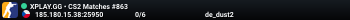 XPLAY.GG • CS2 Matches #863