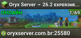 Oryx Server ➛ 26.2 🏹 ᴇxᴘᴇʀɪᴍᴇɴᴛᴇ ᴇꜱꜱᴀ ᴀᴠᴇɴᴛᴜʀᴀ! ⛏