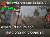 HollowServers.co 3x Solo/Duo |LootX3|JUST FULLWIPED