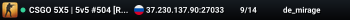 CSGO 5X5 | 5v5 #504 [RU] — CYBERSHOKE.NET (128 TICK)