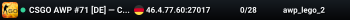 CSGO AWP #71 [DE] — CYBERSHOKE.NET (ONLY AWP LEGO 2128 TICK)