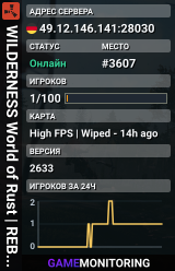 WILDERNESS World of Rust | REBORN |SOLO ONLY| PvE/PvP Hybrid
