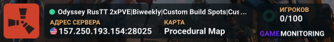 Odyssey RusTT 2xPVE|Biweekly|Custom Build Spots|Custom Vehicles