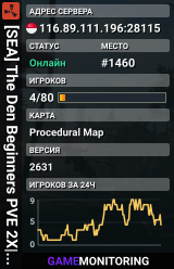 [SEA] The Den Beginners PVE 2X|Solo/Duo