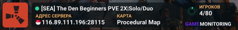 [SEA] The Den Beginners PVE 2X|Solo/Duo