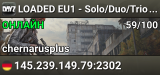 LOADED EU1 - Solo/Duo/Trio | Balanced Mods | dayzloaded.gg