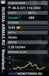 RUSSIA-ARMA3.RU - Wasteland Survival SC KOTH PvPvE