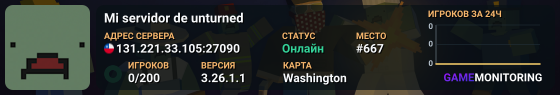 Mi servidor de unturned