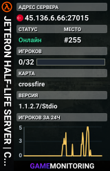 JETERON HALF-LIFE SERVER | CROSSFIRE