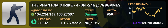 ⚡ THE PHANTOM STRIKE - 4FUN /24h @CGBGAMES