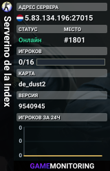 Serverino de la Index