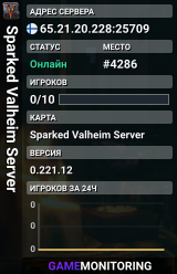 Sparked Valheim Server