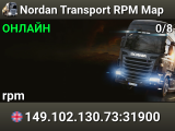 Nordan Transport RPM Map