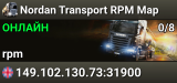 Nordan Transport RPM Map
