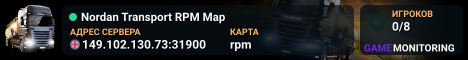 Nordan Transport RPM Map
