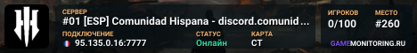 #01 [ESP] Comunidad Hispana - discord.comunidadhll.es - Spa Onl