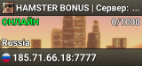 HAMSTER BONUS | Сервер: 01