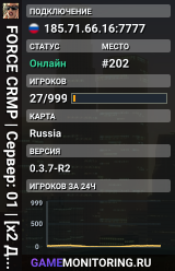 FORCE CRMP | Сервер: 01 | [x2 ДЕНЬ]