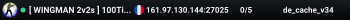 [ WINGMAN 2v2s ] 100Tick|Demos|v34 ~ GFGM8.#