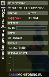 [CSserv.ru] Новый сервер
