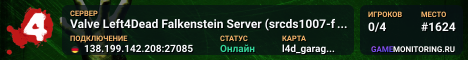 Valve Left4Dead Falkenstein Server (srcds1007-fsn-hetz.421.71)