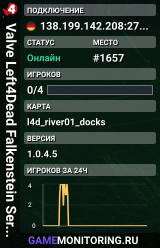 Valve Left4Dead Falkenstein Server (srcds1007-fsn-hetz.421.2)