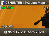 CSHUNTER | 2v2 Lost Maps | Rialto