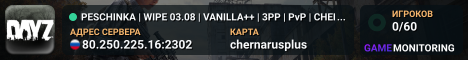 PESCHINKA | WIPE 03.08 | VANILLA++ | 3PP | PvP | CHERNARUS