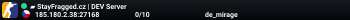 ▰ StayFragged.cz | DEV Server
