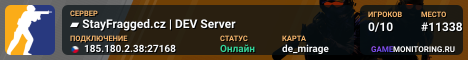 ▰ StayFragged.cz | DEV Server