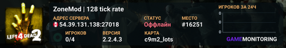 ZoneMod | 128 tick rate