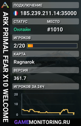 ARK PRIMAL FEAR X10 WELCOME