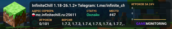 InfiniteChill 1.18-26.1.2+ Telegram: t.me/infinite_chill