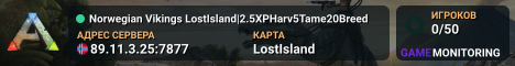 Norwegian Vikings LostIsland|2.5XPHarv5Tame20Breed