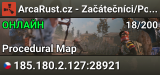 ArcaRust.cz - Začátečníci/Pokročilý Vanilla *WIPED 09.07*