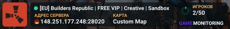 [EU] Builders Republic | FREE VIP | Creative | Sandbox