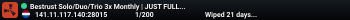 Bestrust Solo/Duo/Trio 3x Monthly | JUST FULLWIPED 04.06 06/04