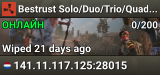 Bestrust Solo/Duo/Trio/Quad 2x US Monthly | JUST FULLWIPED 04.0