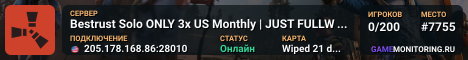 Bestrust Solo ONLY 3x US Monthly | JUST FULLWIPED 04.06 06/04