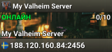 My Valheim Server