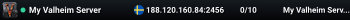 My Valheim Server