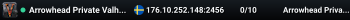 Arrowhead Private Valheim Server