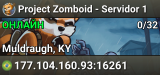 Project Zomboid - Servidor 1