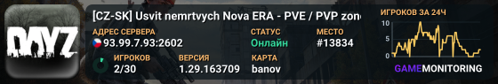 [CZ-SK] Usvit nemrtvych Nova ERA - PVE / PVP zone