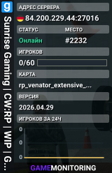 Sunrise Gaming | CW:RP | WIP | GER