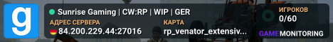 Sunrise Gaming | CW:RP | WIP | GER